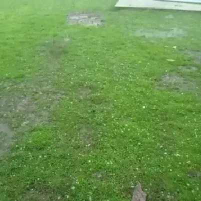 Temporal en San Pedro: cayó granizo en Río Tala