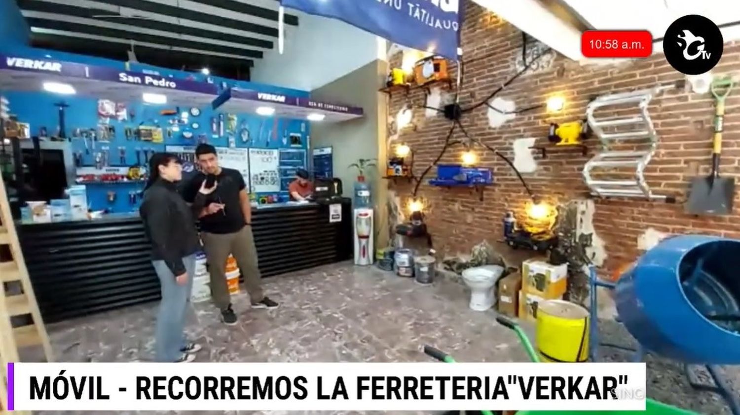 La Ferretería Verkar agradeció la visita del móvil de Sin Galera