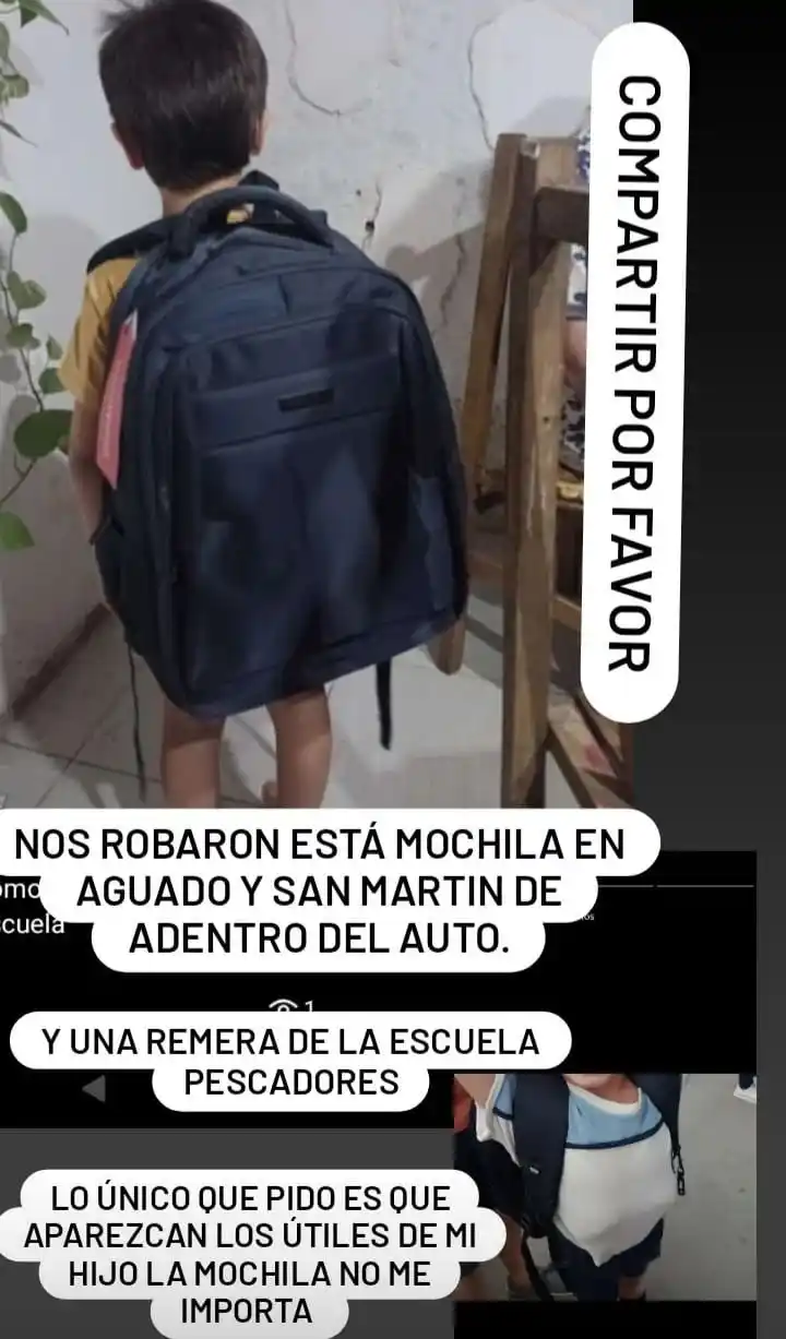 robo mochila - 2