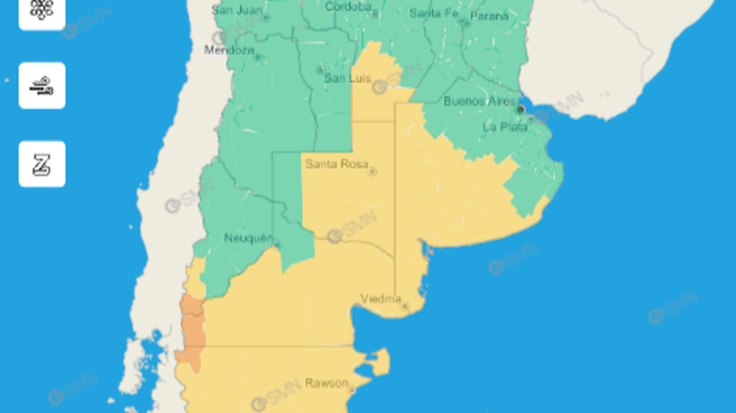 Con alerta amarilla: el pronóstico del tiempo para este sábado en Necochea