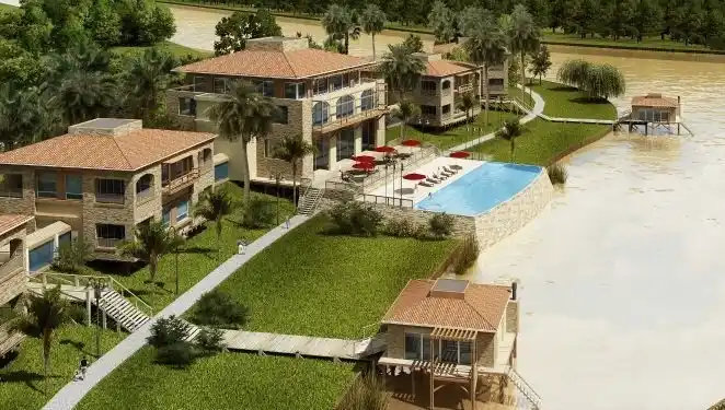 Proyección del barrio Amarras de Gualeguaychú 
