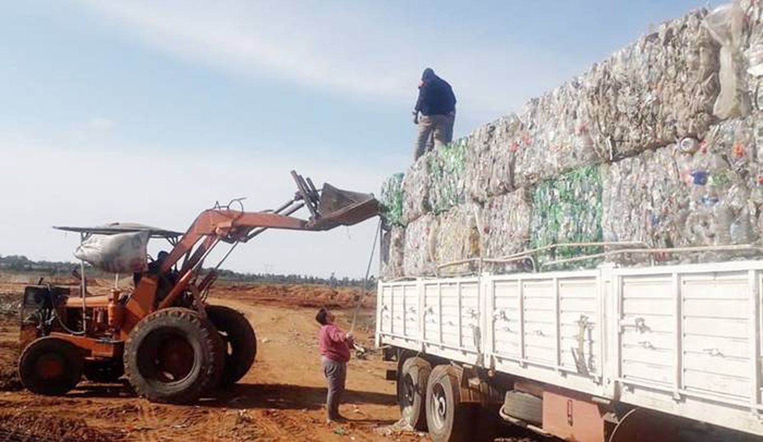 Se recuperaron 7 toneladas de material plástico