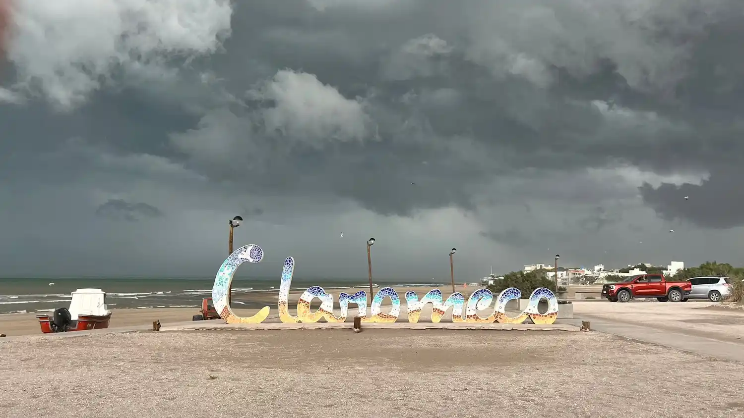 Imágen de la tormenta en Claormecó