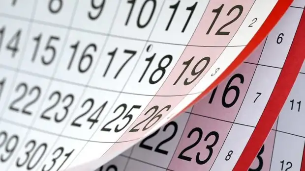 Calendario.