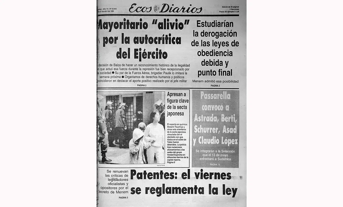 Jueves 27 de abril de 1995