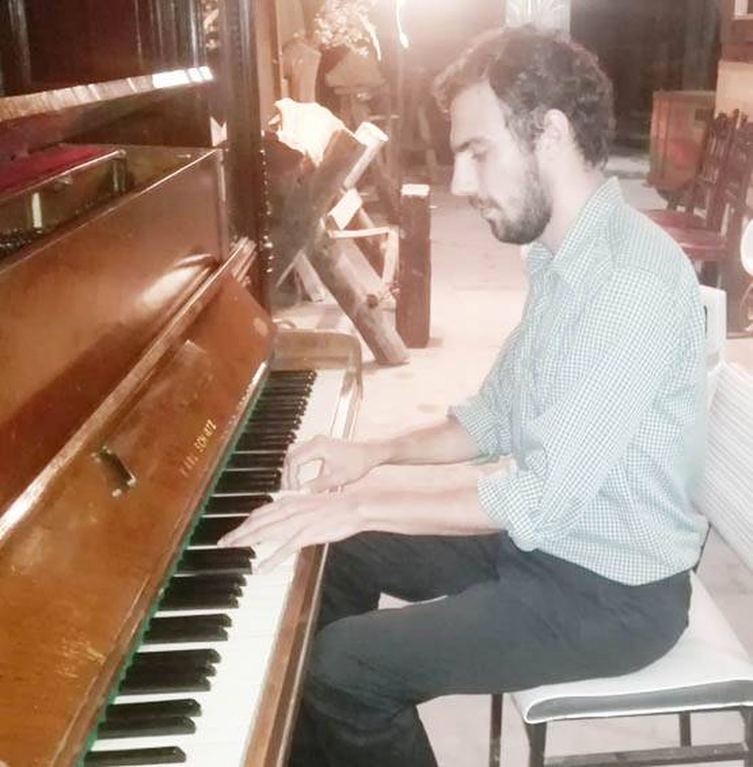 Pablo David Kauffmann: Profesor de música y talentoso pianista concordiense