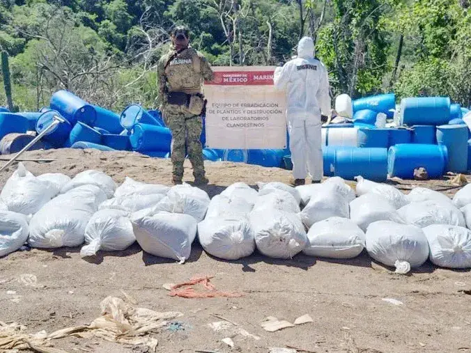 México decomisó casi 17 toneladas de metanfetamina y estiman un golpe de US$347 millones al narcotráfico