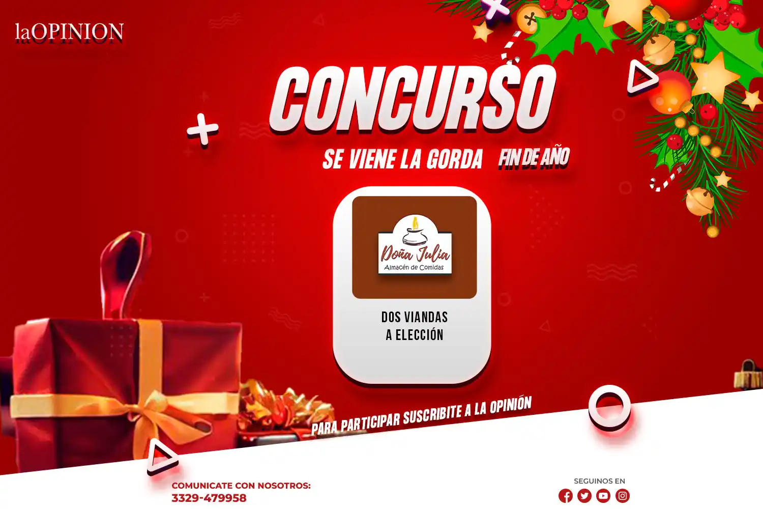 Escribinos al 3329 479958 y te decimos cómo hacer para suscribirte.