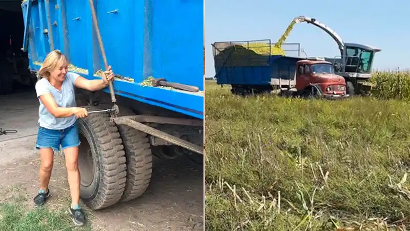 Tras divorciarse, recibió picadora de forraje y creó empresa contratista rural