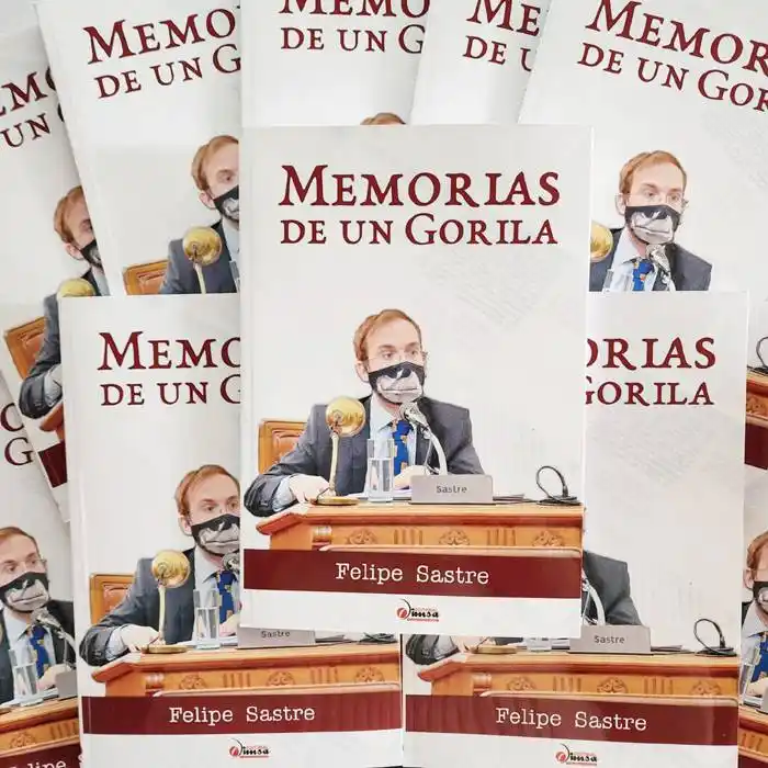 Felipe Sastre presentó su primer libro �SMemorias  de un Gorila⬝