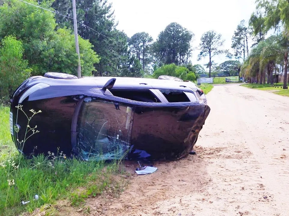 Accidente de tránsito con dos personas lesionadas