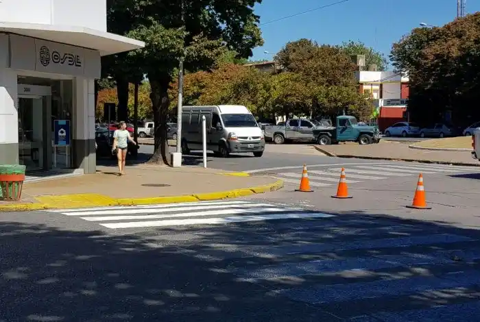 Reparación de la calle y sendas peatonales