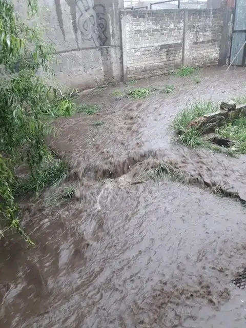Llovieron 40 milímetros en solo un par de horas