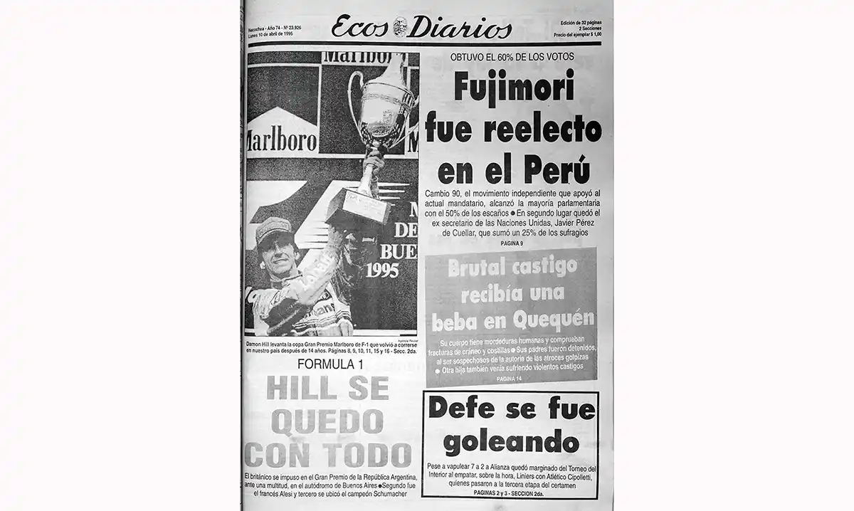 Lunes 10 de abril de 1995