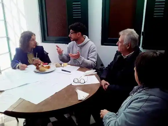 Chascomús: Monseñor Juan Ignacio Liébana recibe a equipo de recuperación del Monasterio San José de Gándara