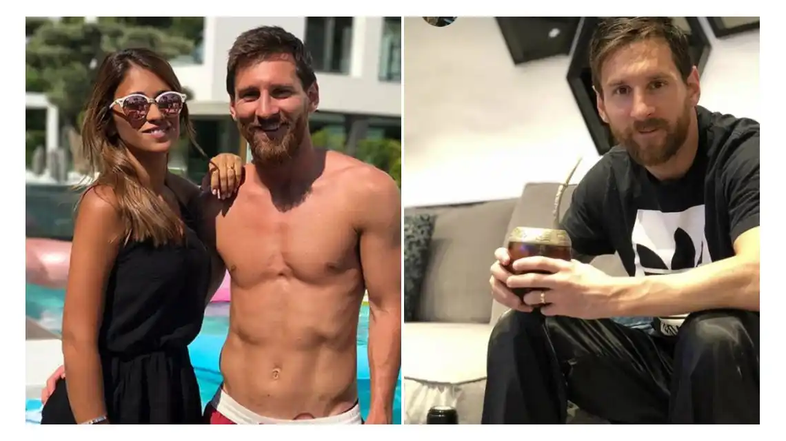 Messi posteó una foto de Antonella mostrando su pancita
