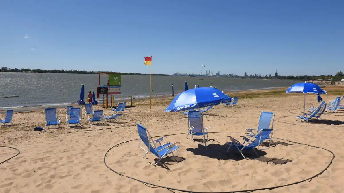 Se realizará una prueba piloto de habilitación de playas en Rosario