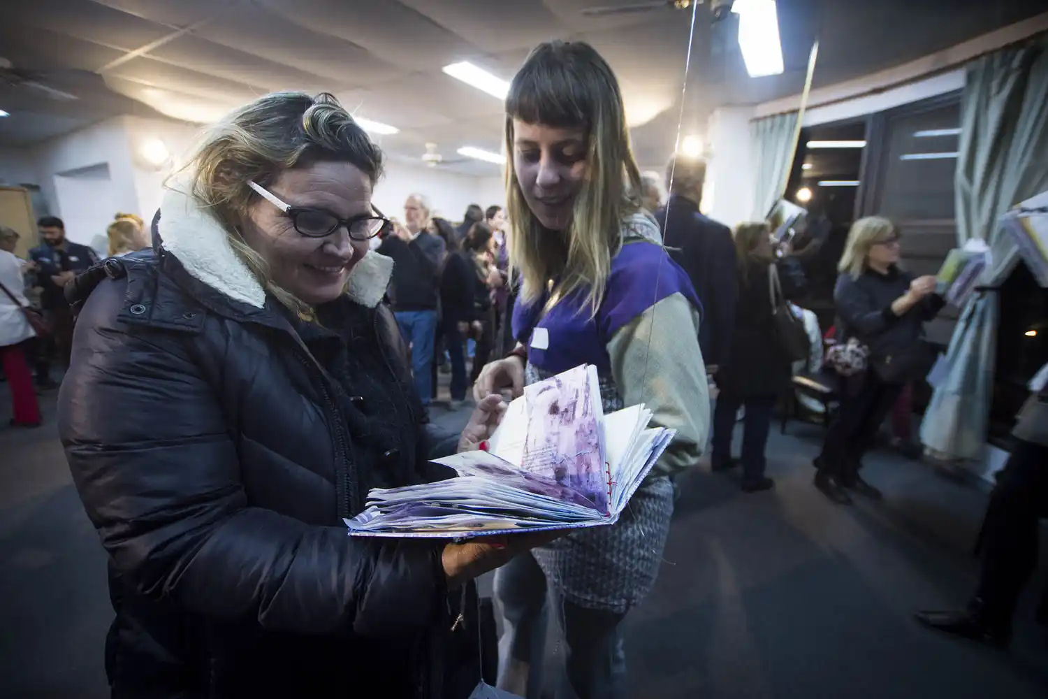 Comenzó una muestra de arte con materiales reciclados en San Isidro