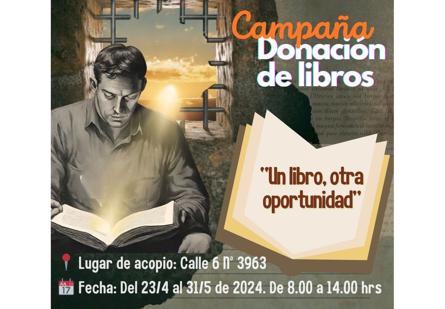 Comenzó una campaña de libros para las comisarías