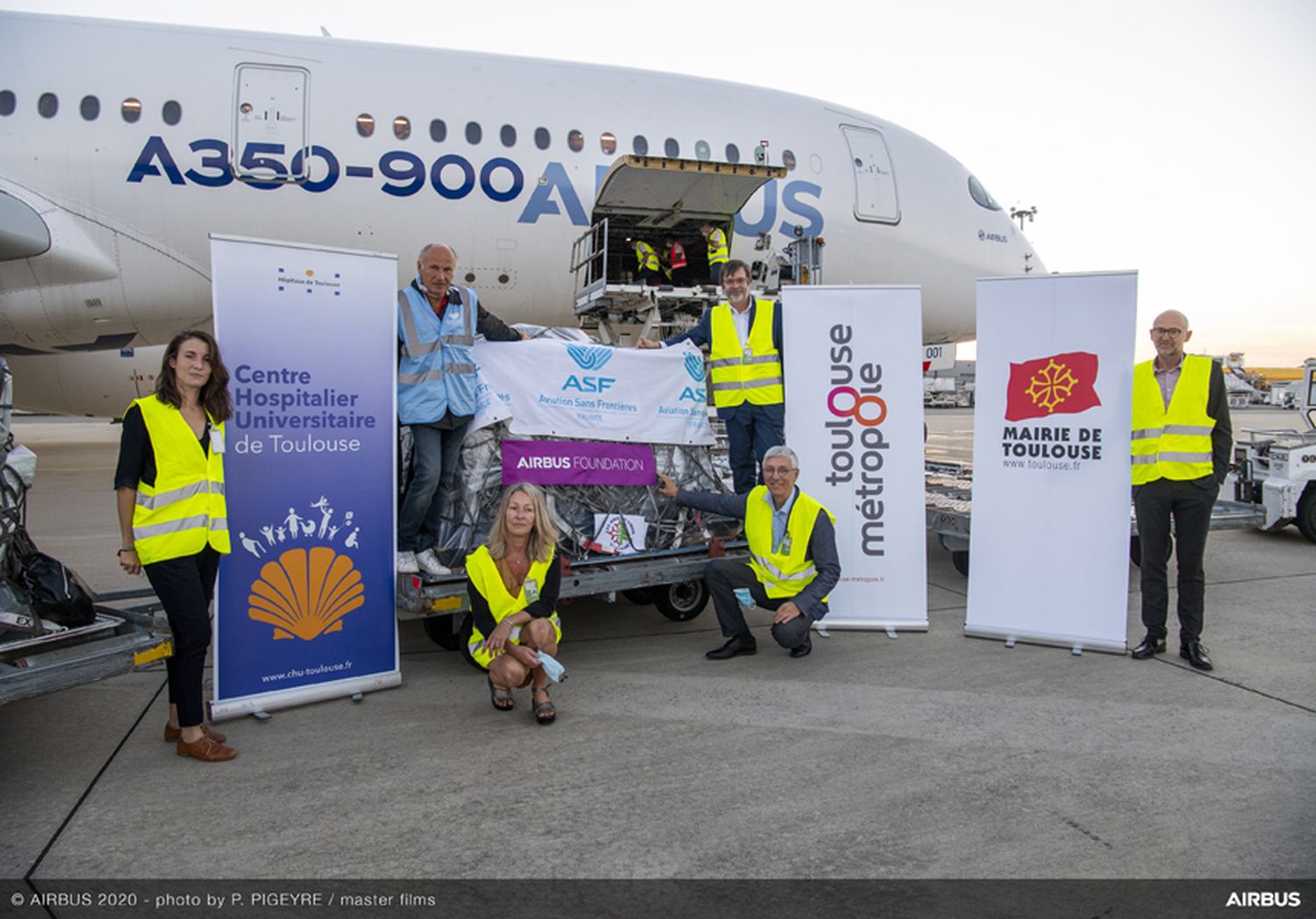 Airbus Foundation y sus socios enviaron asistencia a Beirut