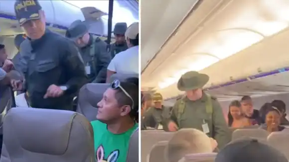 Pasajero capturado por robar en pleno vuelo de Avianca