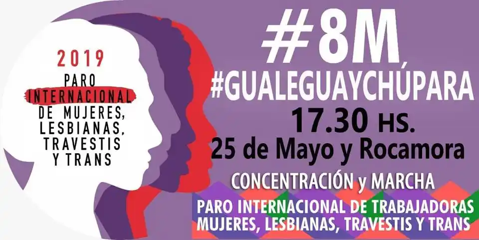 #8M: En la ciudad también habrá marcha por el Día de la Mujer