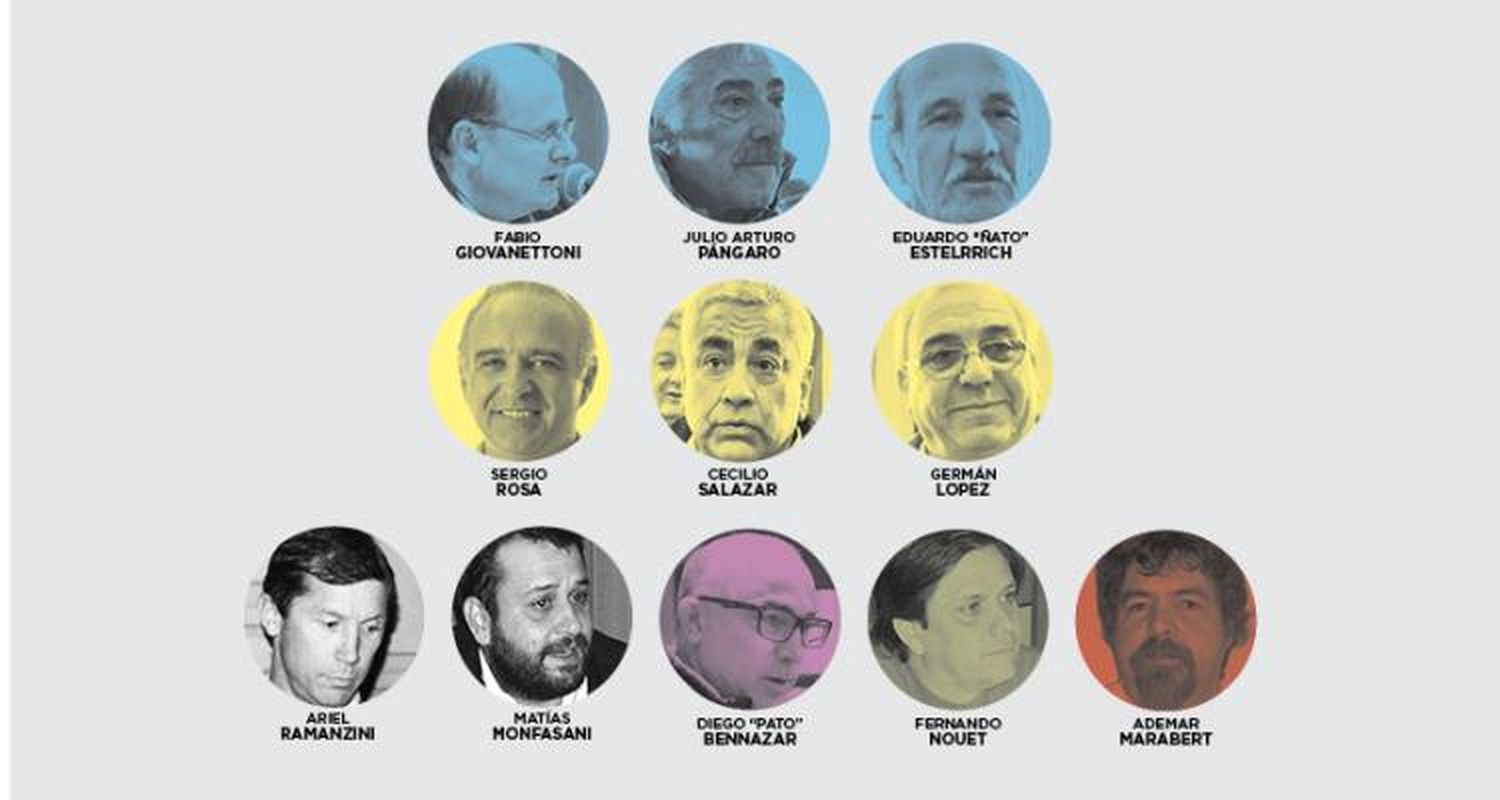 Los precandidatos tras el cierre de listas