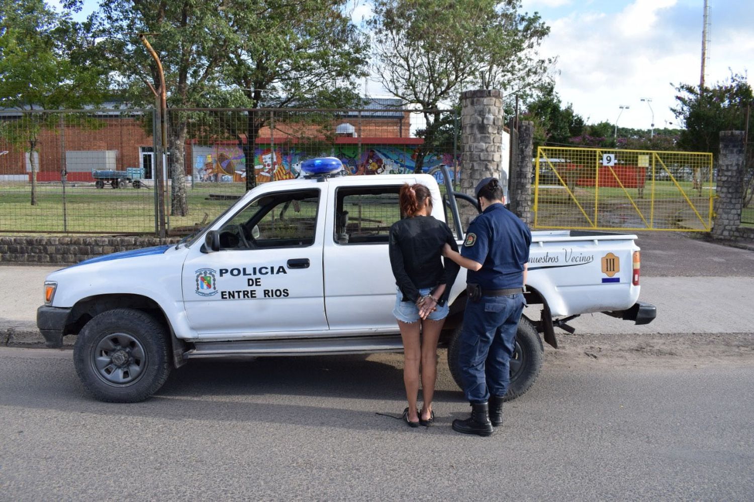 Mujer detenida