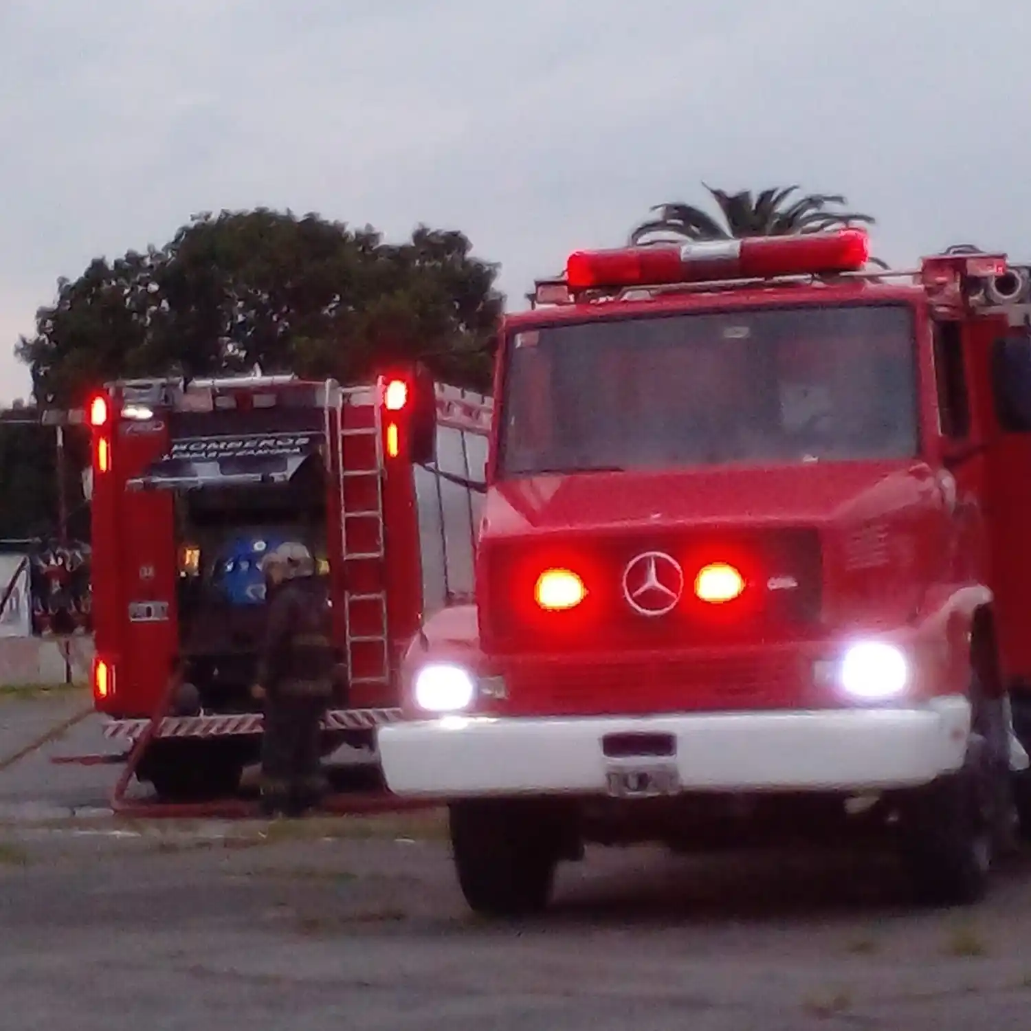 Lomas de Zamora: Se incendió parte de un depósito judicial
