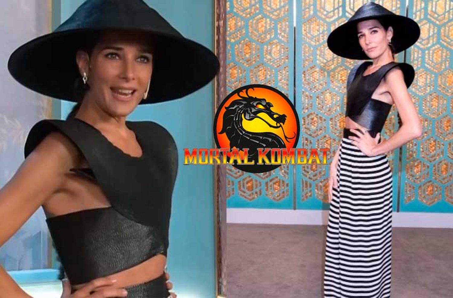 ¿Juanita Viale al Mortal Kombat?: explotaron los memes tras el look que lució la conductora