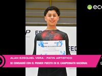 El tandilense que se consagró primero en el campeonato nacional de Patín Artístico