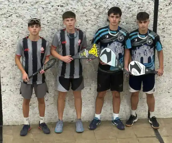 Facundo Killamet y Joaquín Gayol representaron al club de Pelota Chascomús en inicio del Provincial Juvenil
