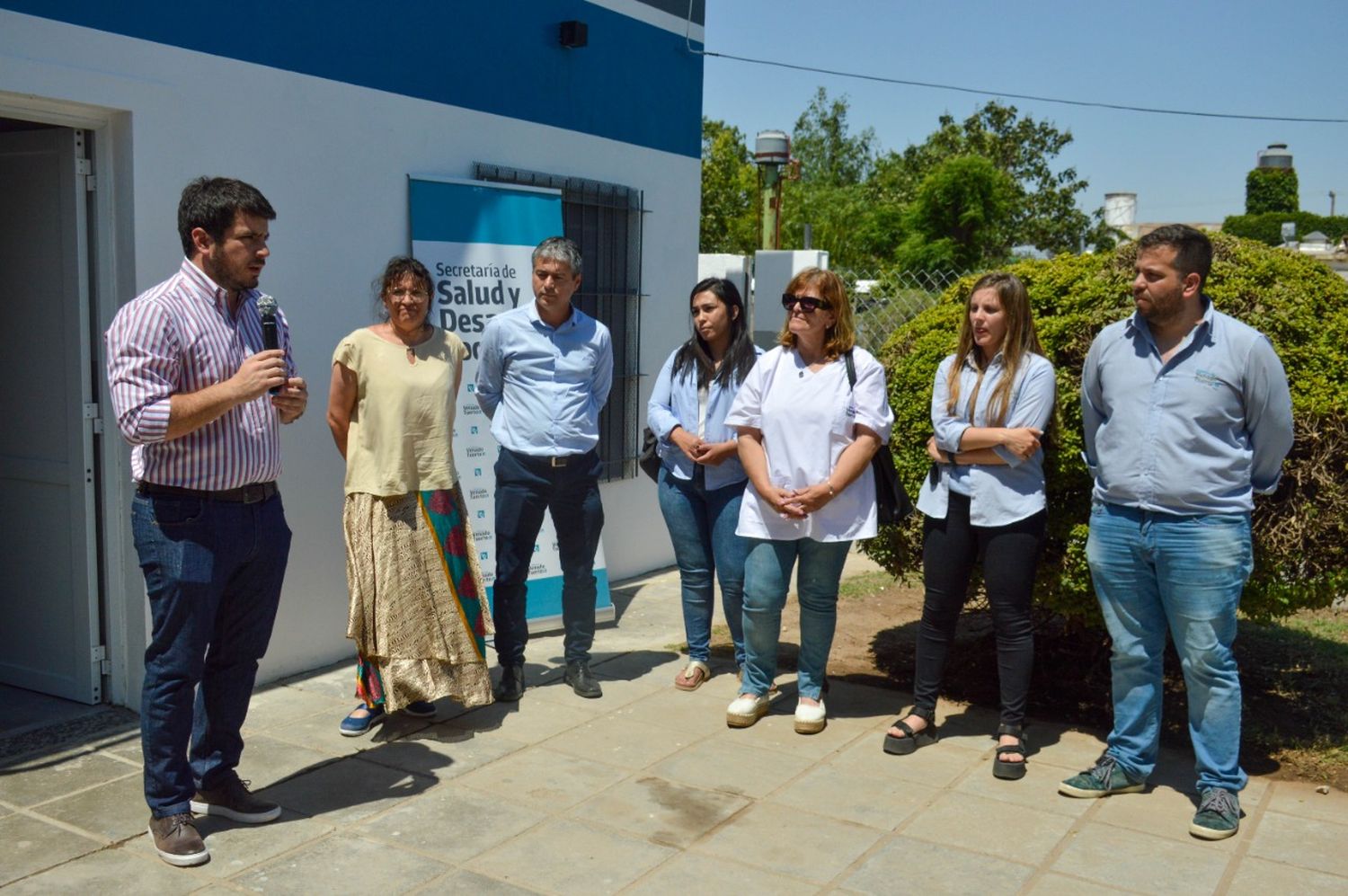 El intendente Chiarella inauguró obras en el Centro de Salud del barrio Villa Casey