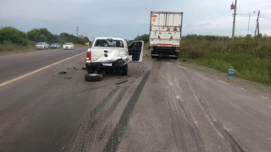 Choque en cadena en el Acceso Norte a la ciudad de Paraná