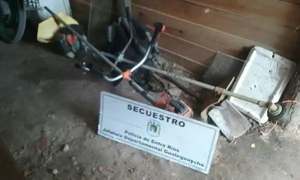 Recuperaron elementos robados en Defensores del Oeste 