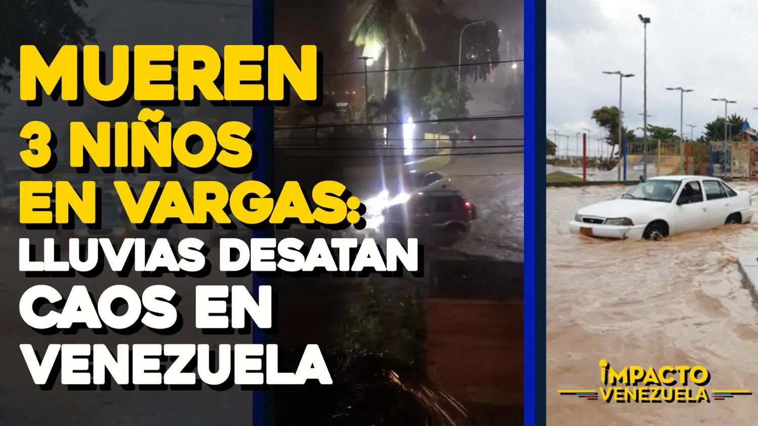 ¡ONDA TROPICAL 47 COBRA SUS PRIMERAS VÍCTIMAS! Mueren madre y sus dos hijos tapiados en La Guaira