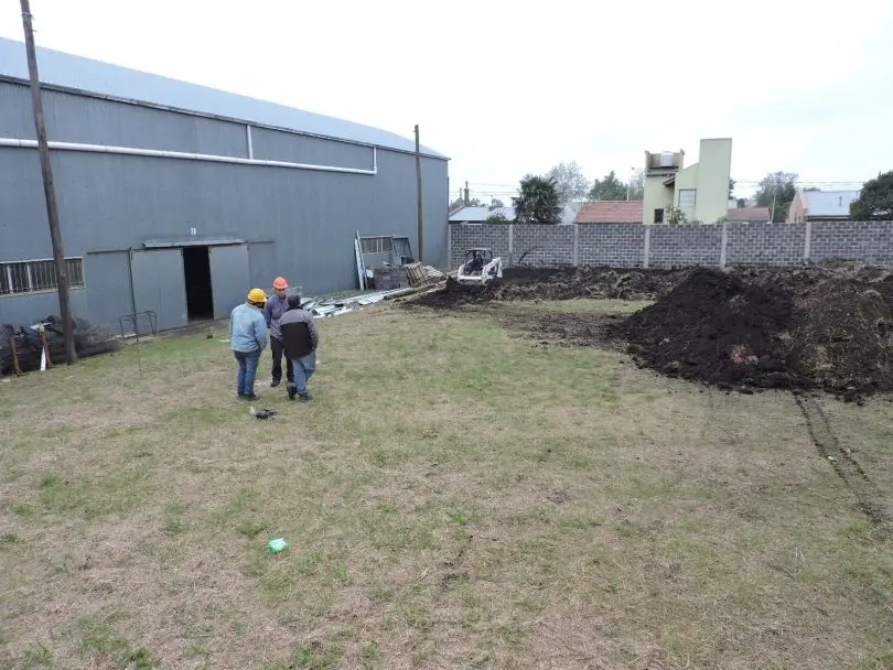 Construyen piscinas en CEF de Tandil