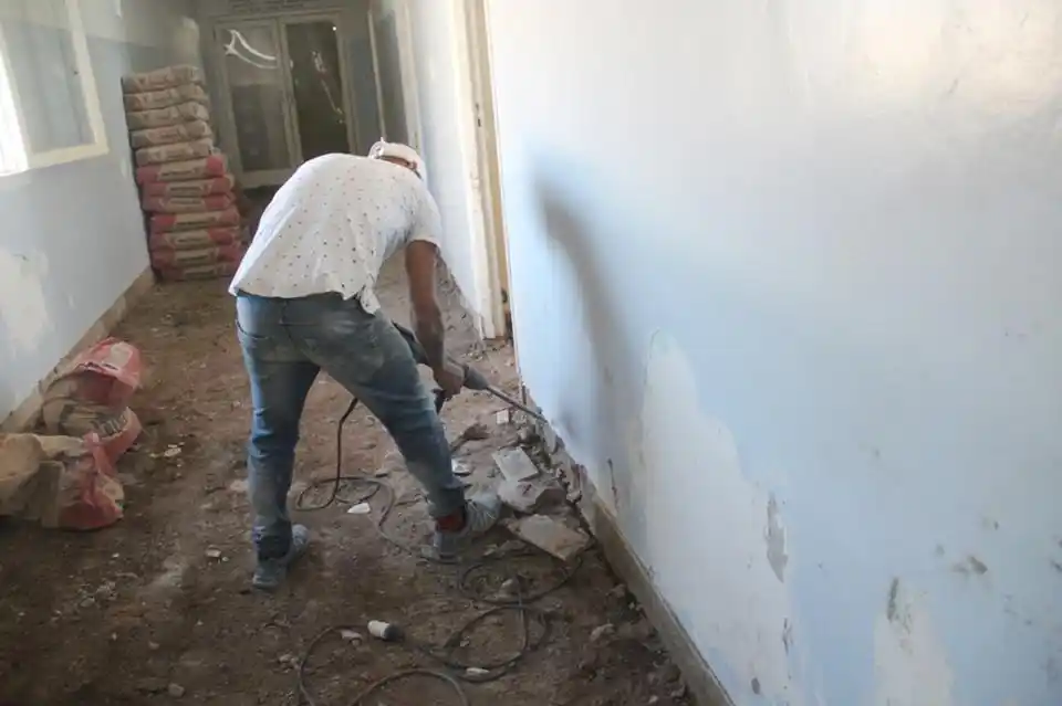 Se realizan refacciones en otro sector del Hospital “Gaspar M. Campos”