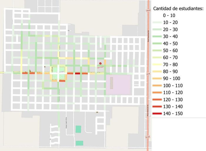 San Vicente avanzó en el diagnóstico de caminos escolares seguros junto a la UTN - 3