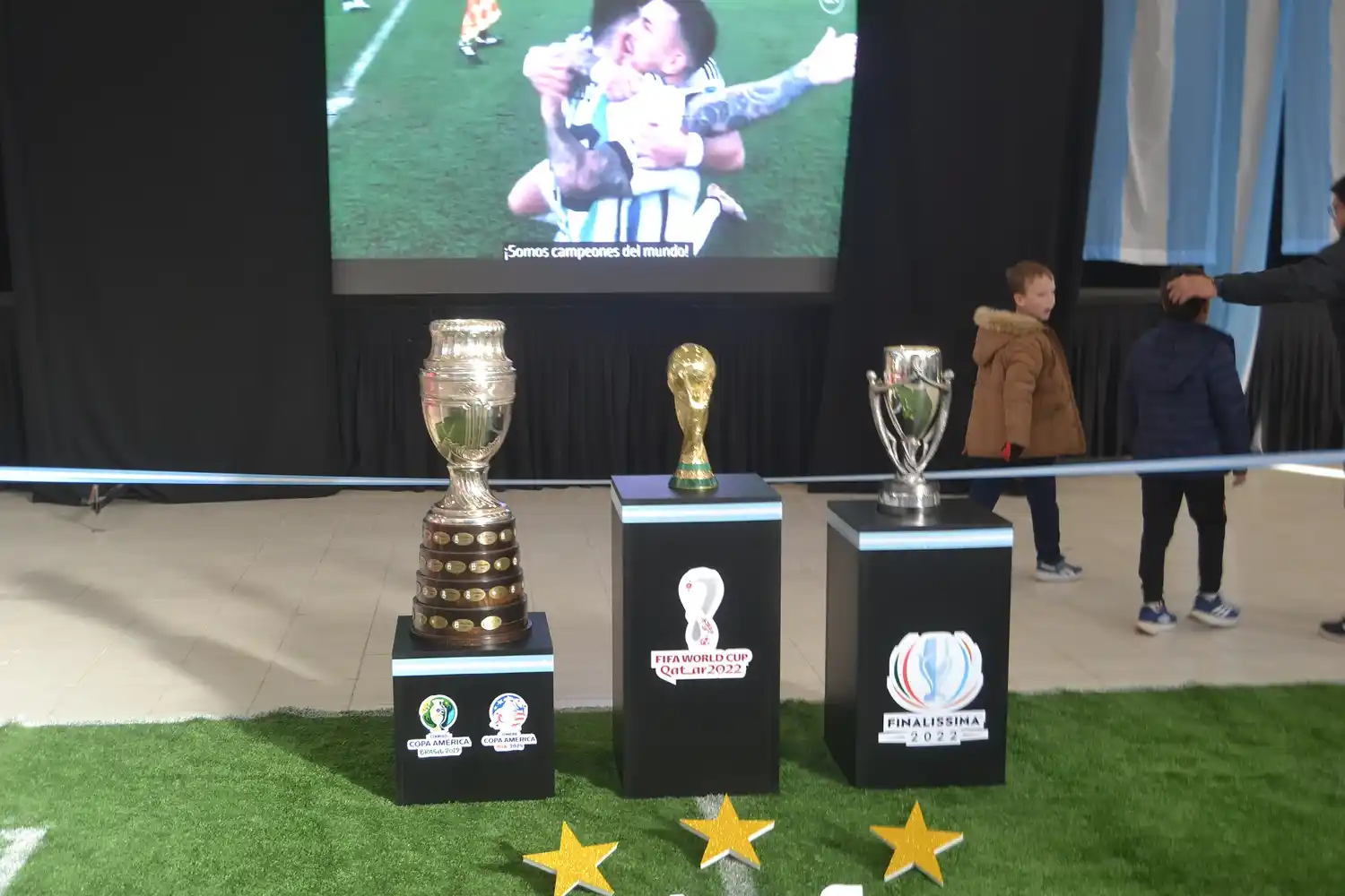 "En la Tierra de los Campeones": Las Copas de la Selección Argentina brillaron en Gualeguay