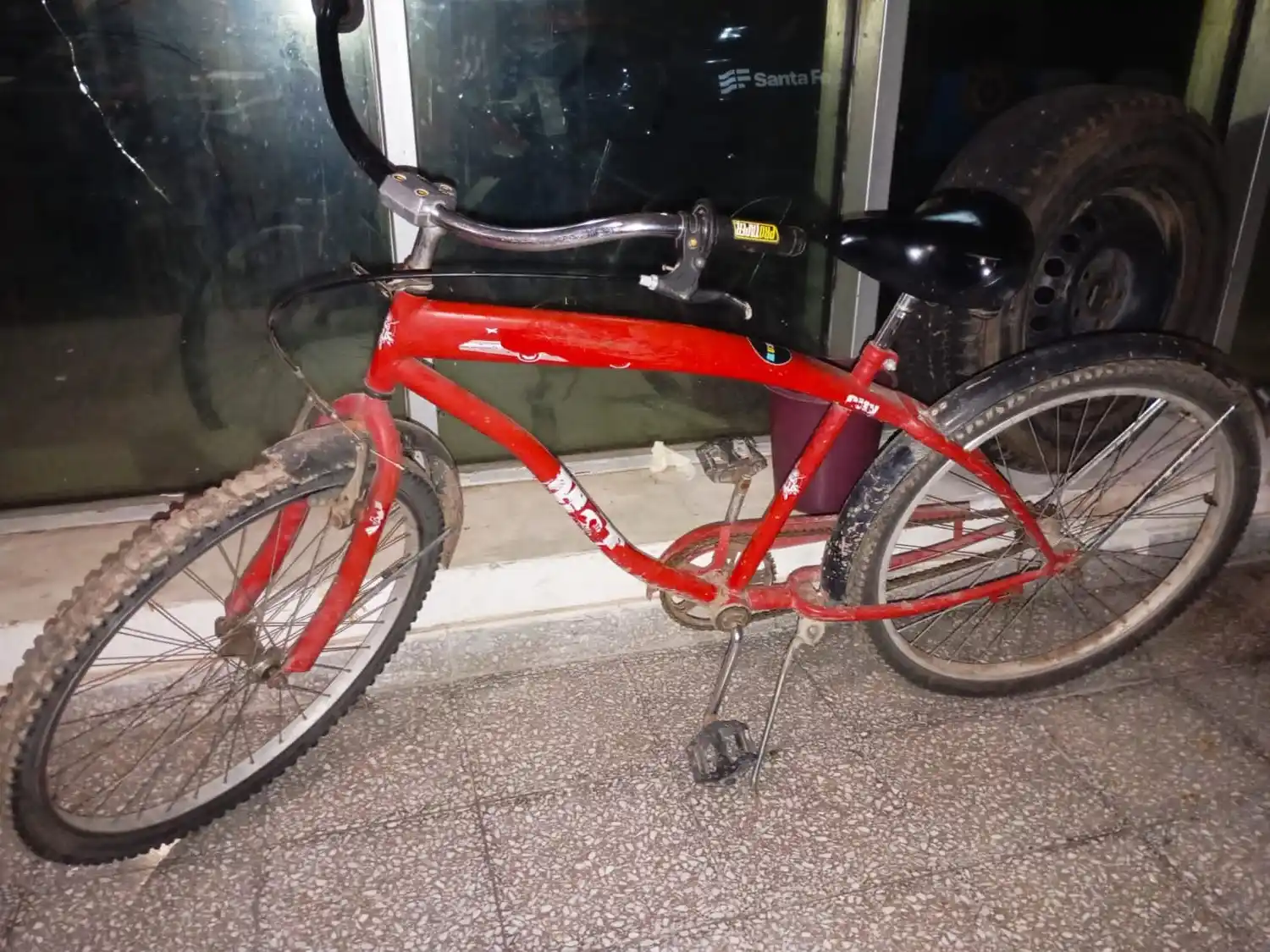 El rodado fue recuperado por la policía.