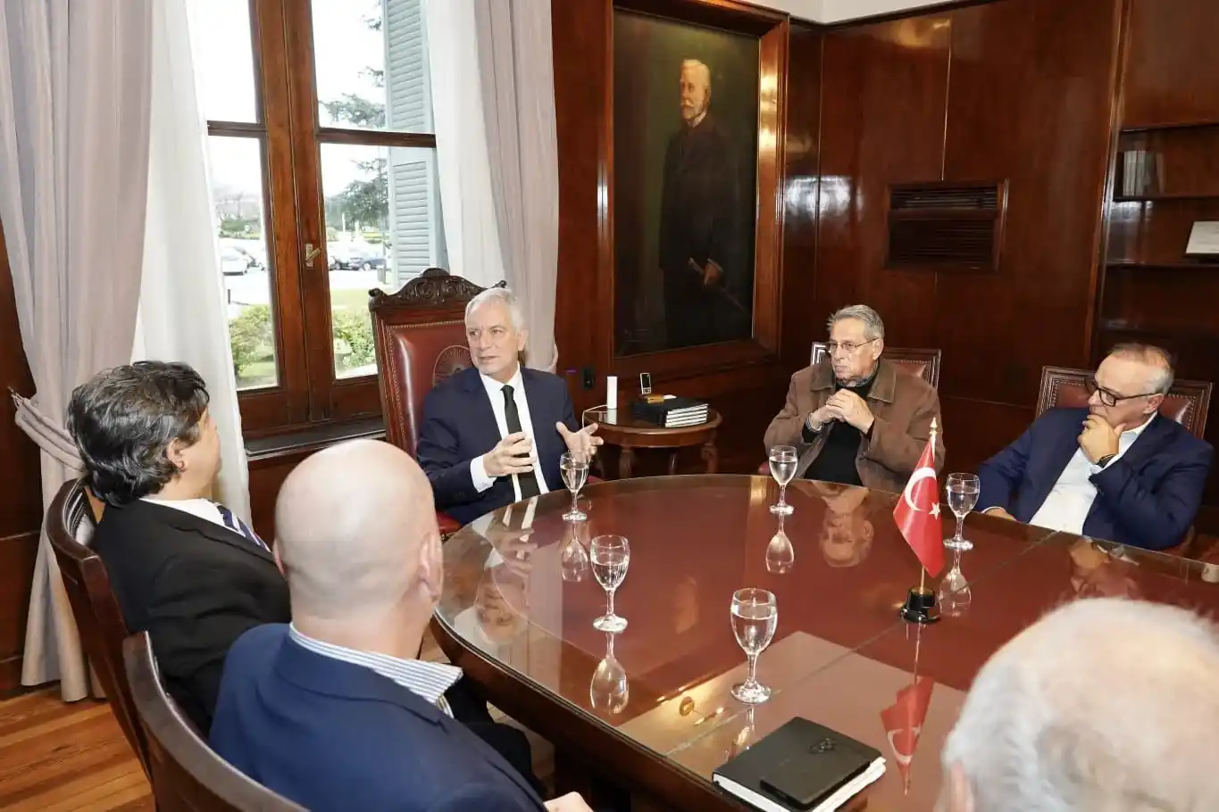 Imágenes de la firma del acuerdo entre la Municipalidad de La Plata, la UNLP y Turquía.