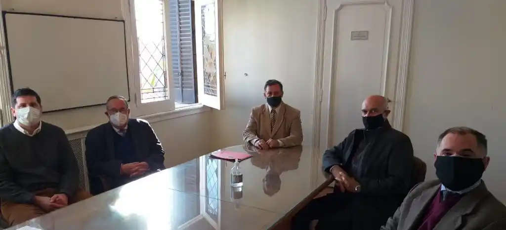 Lunghi se reunió en Azul con el fiscal Marcelo Sobrino
