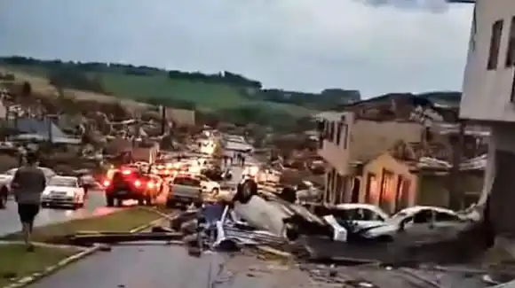 Violento tornado en Brasil: 5 muertos y más de 130 heridos