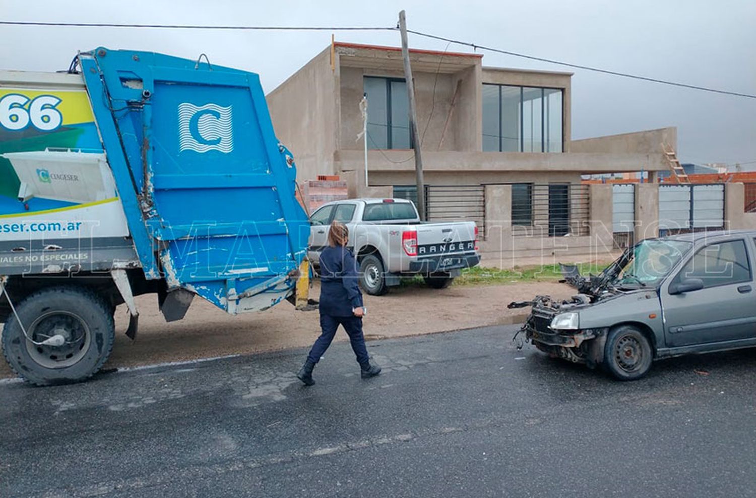 Impactante choque en Ruta 11