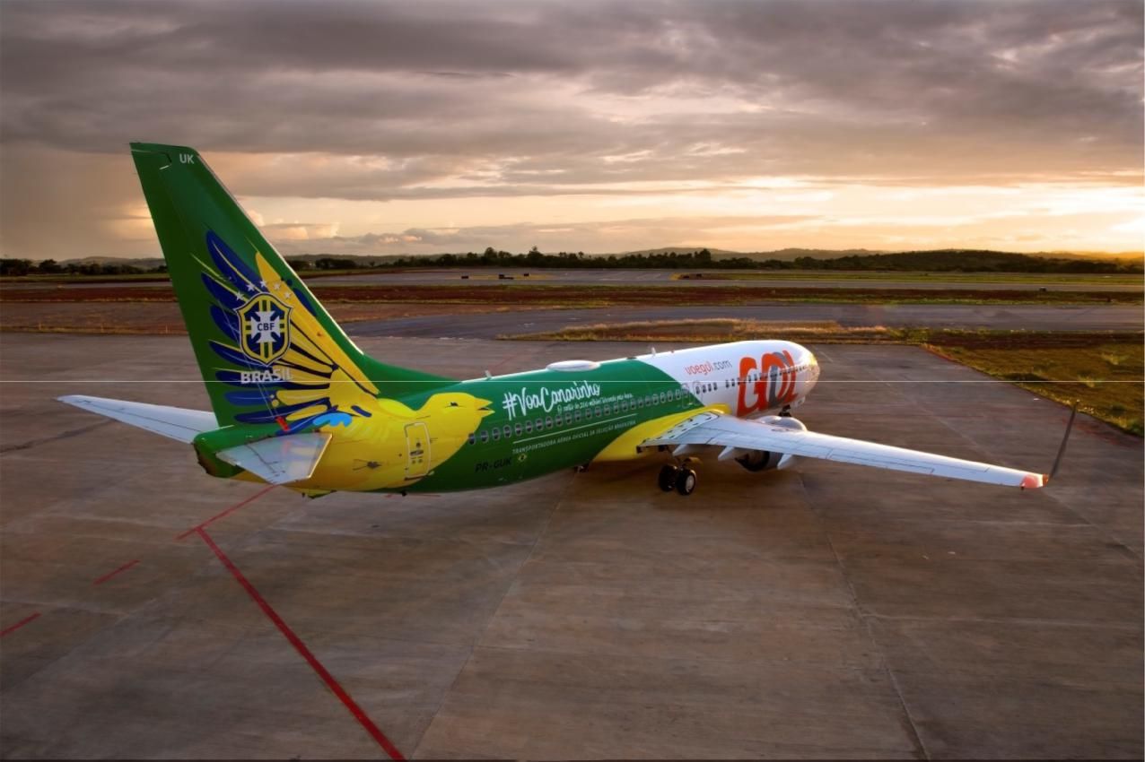 Gol presentó al #VoaCanarinho, avión oficial de la Selección brasileña de fútbol