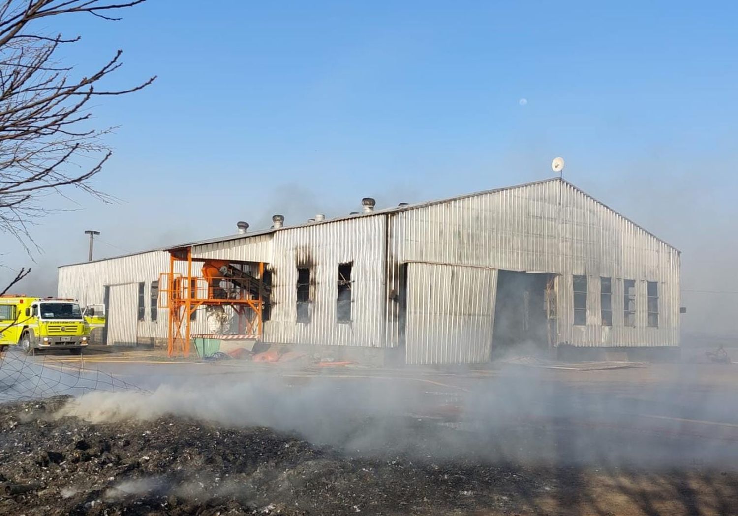 Venado Tuerto: un detenido por el incendio de la Planta de Tratamiento de Residuos