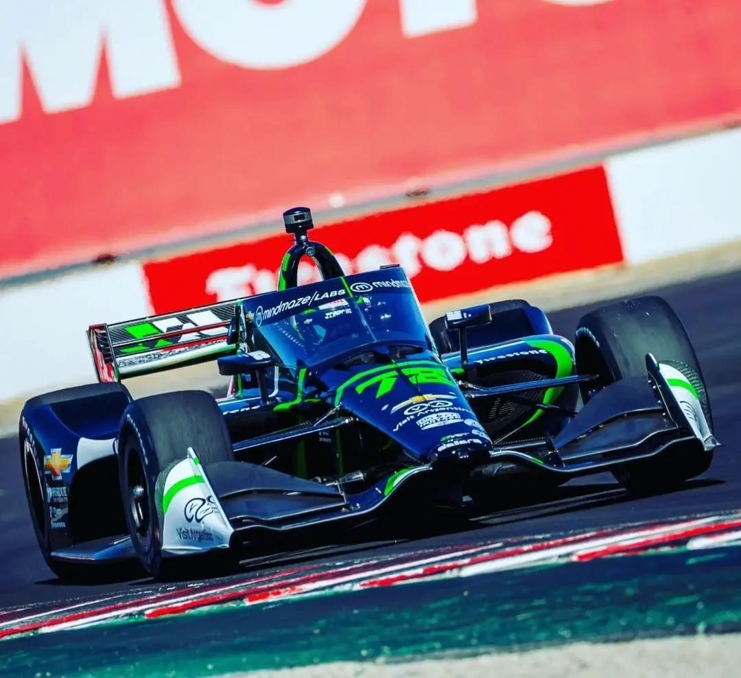 Tremenda carrera de Agustín Canapino en la IndyCar