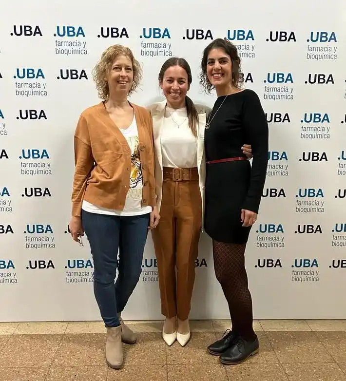 Investigadoras Vanina Ambrosi, Fernanda Martínez y Natalia Szerman-