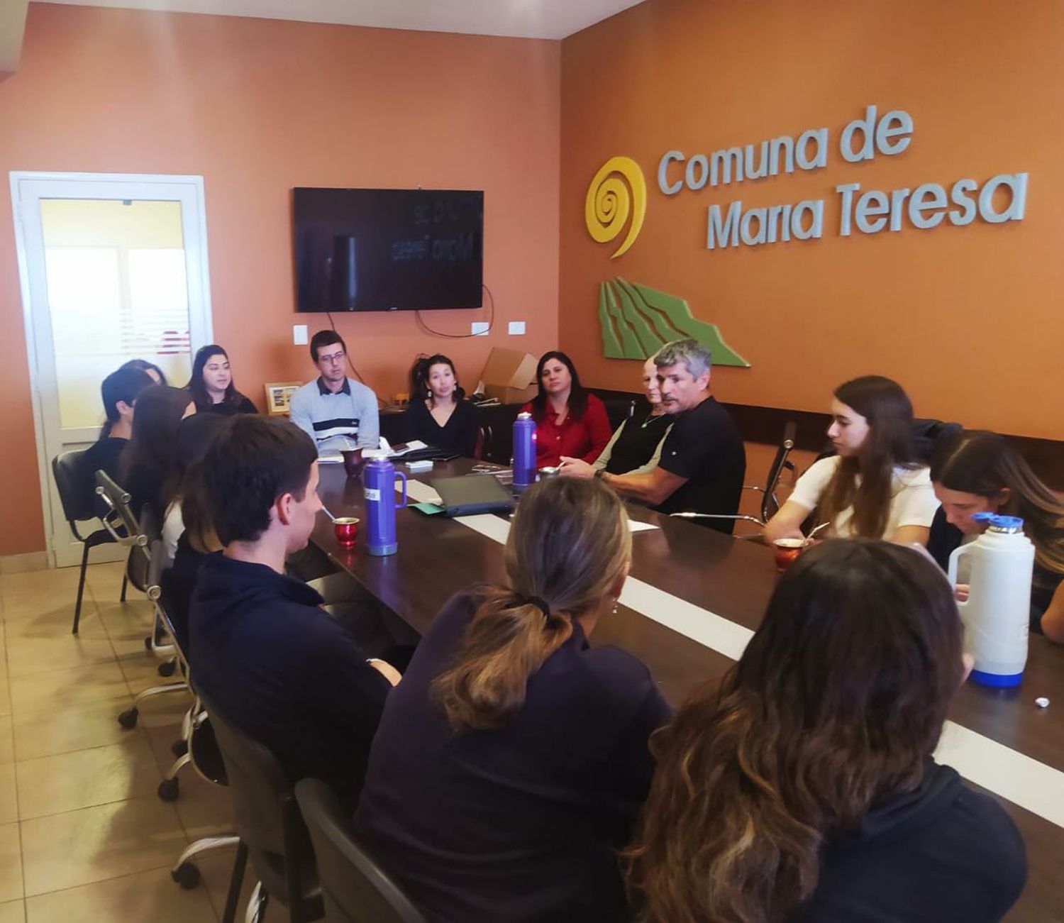 Reunión con jóvenes del Centro de estudiantes secundarios